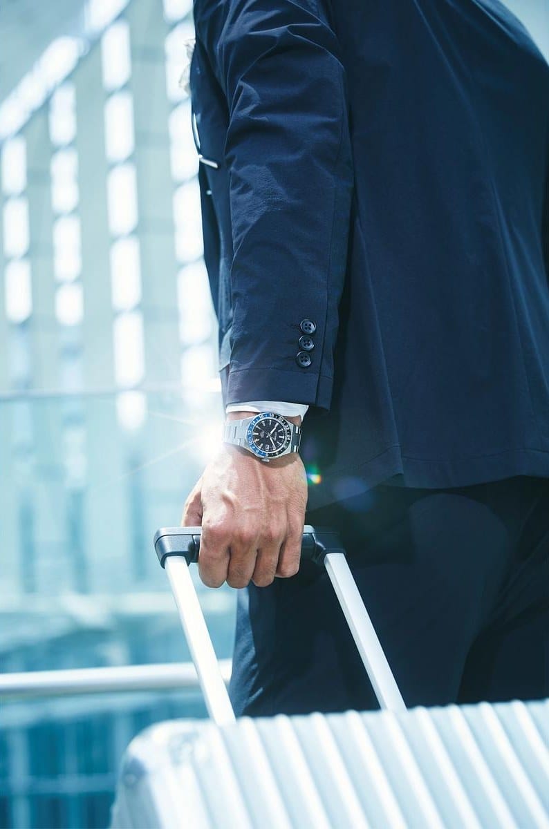 Business buyer travelling to source watches